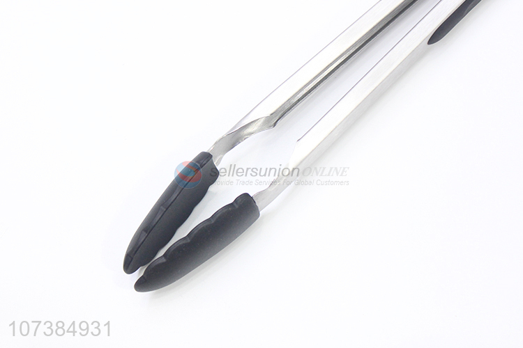 Best selling 12 inch kitchen products stainless steel food tong sugar tongs
