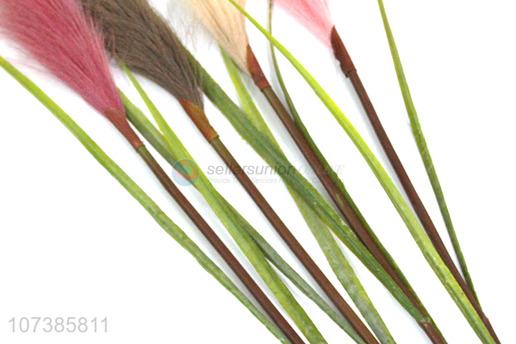 Wholesale popular colorful plastic reed artificial plant for decoration