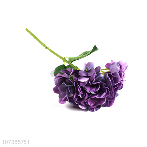 New products indoor decoration lifelike hydrangea flowers artificial flower