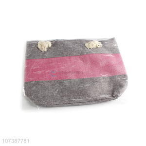 Wholesale Canvas Handbag Rope Handle Shopping Bag
