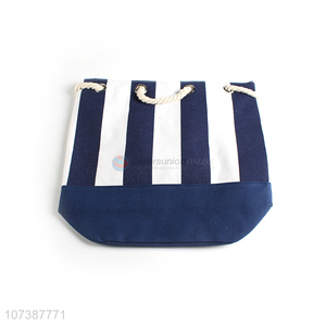 Fashion Design Canvas Bag Handbag With Rope Handle