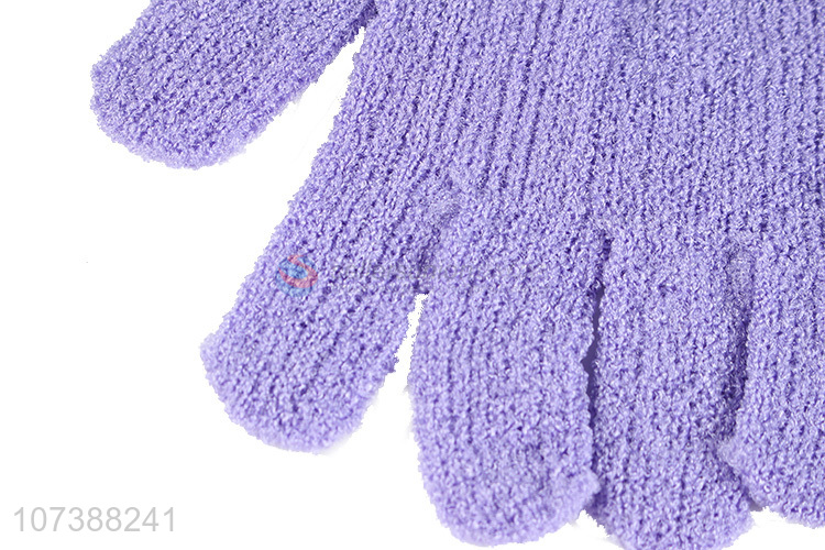 New Arrival Five Fingers Nylon Exfoliating Bath Gloves