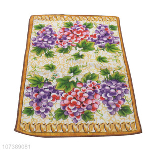 Custom Grape <em>Pattern</em> Tea Towel Kitchen Cleaning Towel