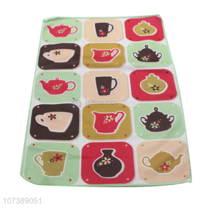 Hot Sale Tea Set Pattern Tea Towel Fashion Clean Towel