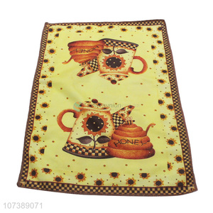 High Quality Teapot <em>Pattern</em> Colorful Microfiber Tea Towel
