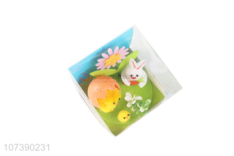 Hot Selling Cute Easter Chicken And Bunny Set Easter Decoration