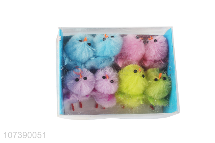 Factory Price Easter Decoration Chicks Colorful Cute Easter Chicken