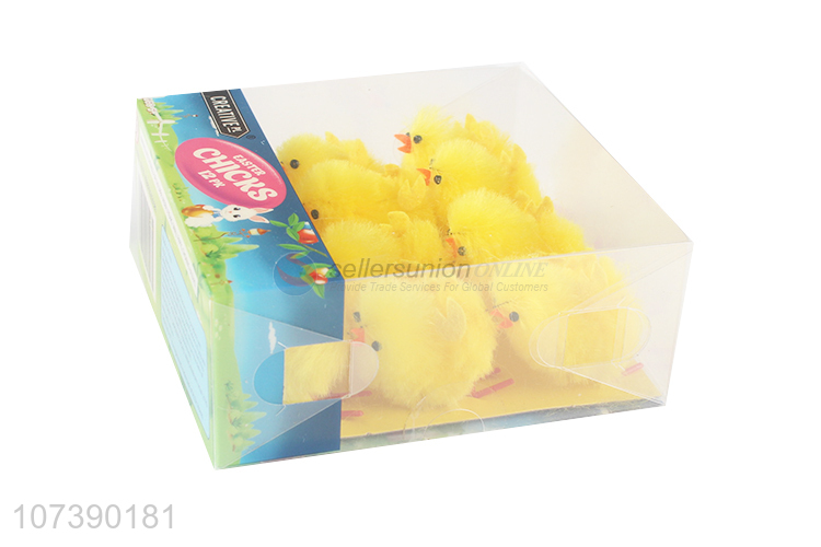 Wholesale Price Easter Crafts Yellow Chicks Easter Decoration