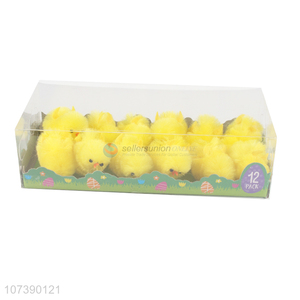 Factory Wholesale Lovely Mini Easter Decoration Yellow Chick