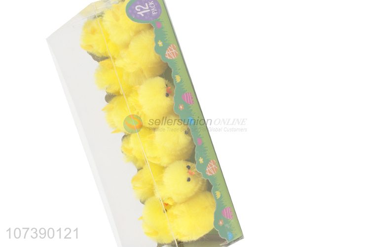 Factory Wholesale Lovely Mini Easter Decoration Yellow Chick