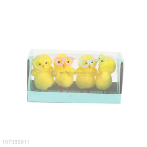High Sales Small Cute Fully Yellow Easter Chicks Easter Decoration