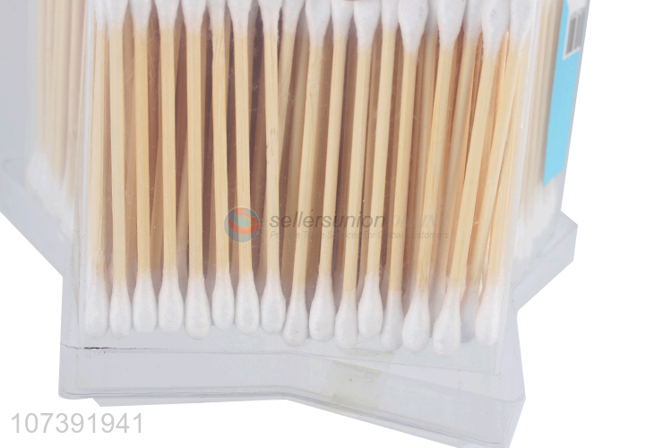 New Product Star Shape Plastic Box Packaging 500 Count Cotton Swabs