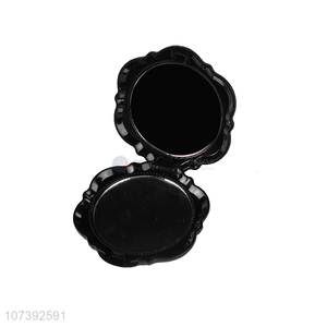 Suitable Price Flowers Shape Double-sided Folding Compact Mirror