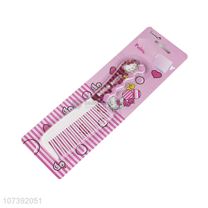 Wholesale Price Hair Care Wide Tooth Plastic Comb