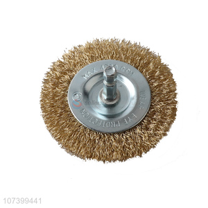 Competitive price crimped steel wire wheel brush descaling wire brush