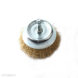 Good Sale Industry Brass Plated Steel Wire Brush