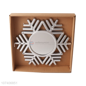 Modern design snowflake shaped hanging mirror wall mounted decorative <em>mirrors</em>