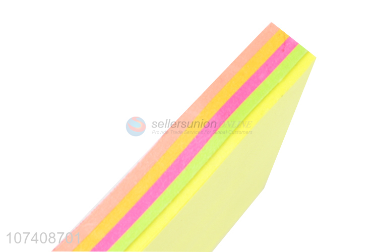 Good quality private label fluorescent sticky notes/adhesive note pad