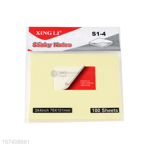 Excellent quality yellow paper sticky notes for school & office