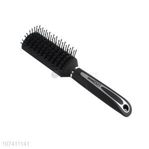 New products black silver plastic hair styling comb sparerib comb for men