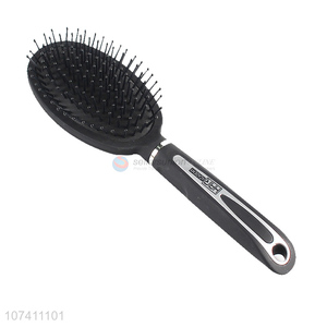 Best selling black silver air cushion comb paddle hair brush