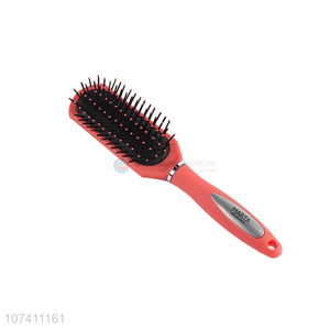 Hot products pink-orange custom logo plastic air cushion comb