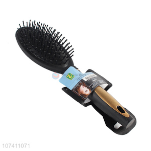 China manufacturer black gold plastic hair comb air cushion comb