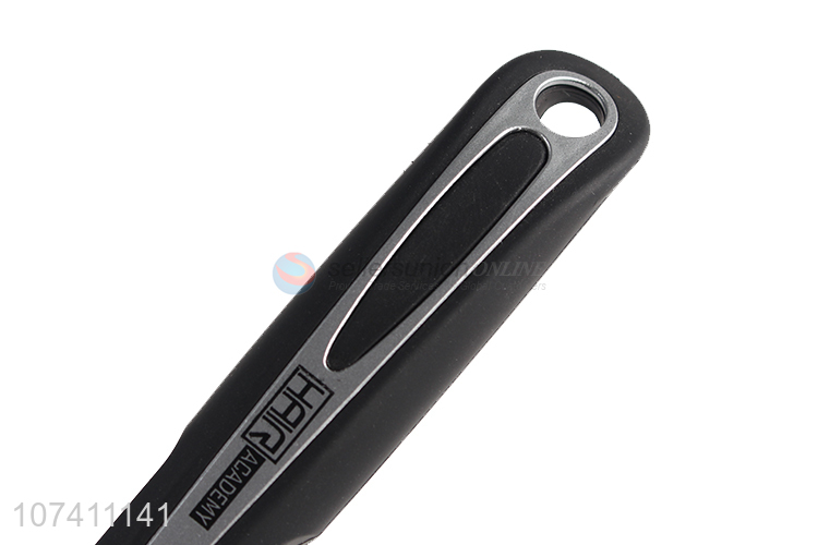 New products black silver plastic hair styling comb sparerib comb for men