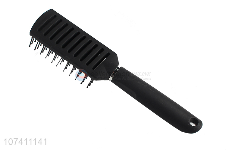 New products black silver plastic hair styling comb sparerib comb for men