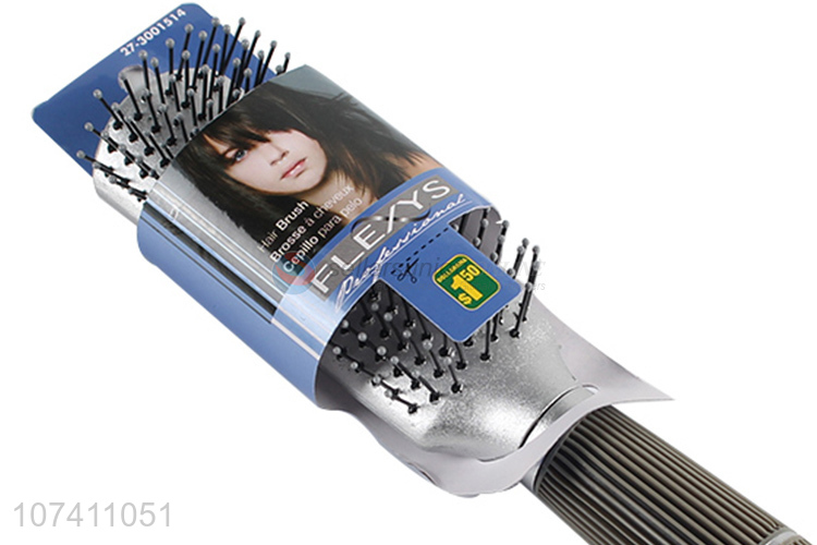 Professional supply silver coffee home salon hair styling comb needle comb