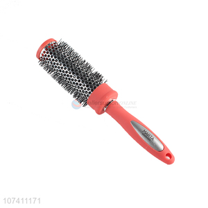 Good sale pink-orange home salon anti-static hair styling comb tube comb