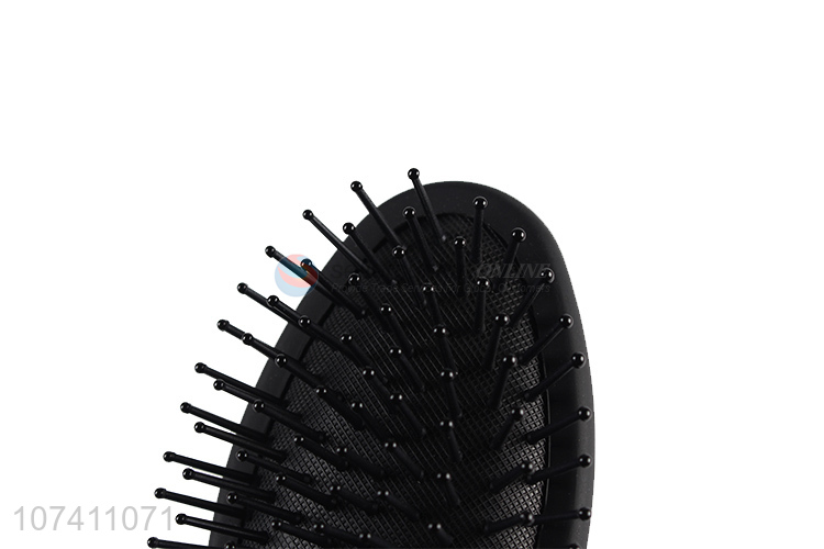 China manufacturer black gold plastic hair comb air cushion comb