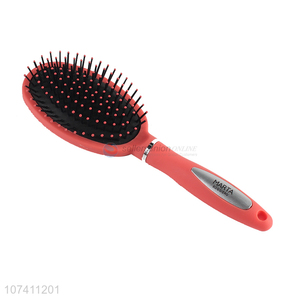 Latest arrival pink-orange plastic hair comb air cushion comb