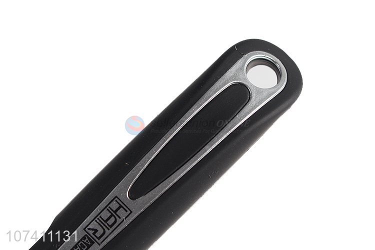 Competitive price black silver salon hair styling comb bristle hair comb