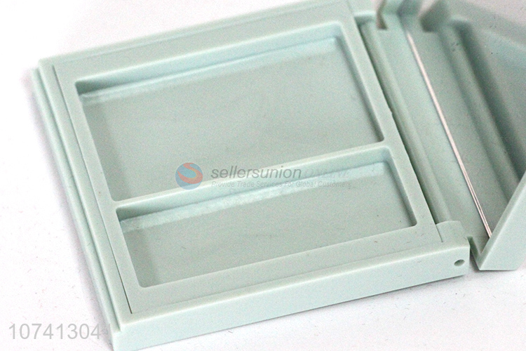 Bottom price plastic jewelry box jewelry case with mirror