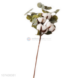 New products decorative artificial dried cotton flower