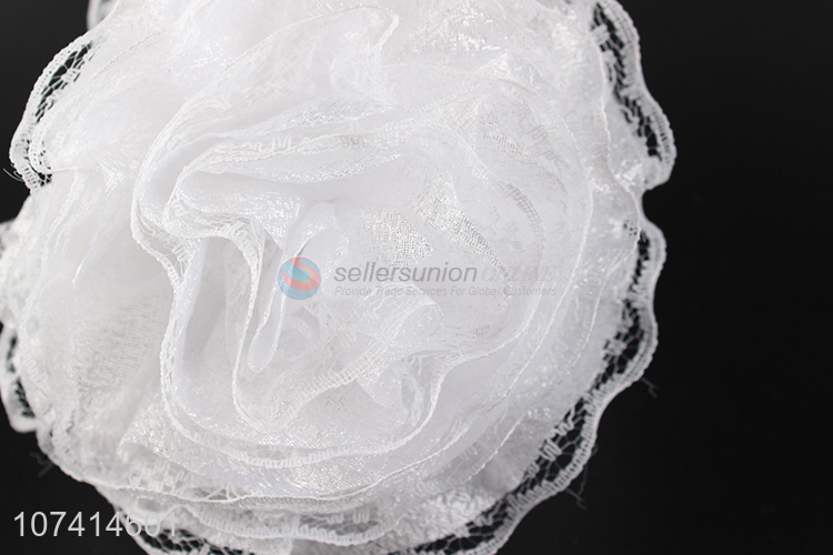 Most popular fashion 3d flower hair ring elastic hair rope