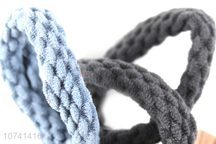 Good sale jacquard hair band elastic hair ties