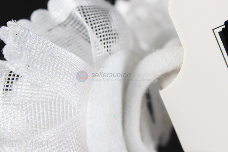 Hot selling fashion 3d flower hair ring elastic hair rope