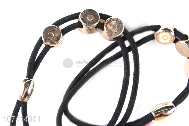 Hot products hair rope elastic hair band with ornaments