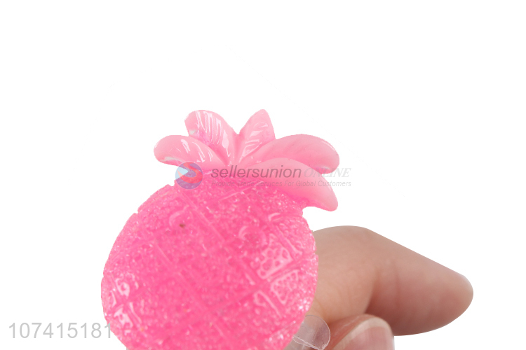 Wholesale Pineapple Shape Plastic Flashing Ring Toy For Children