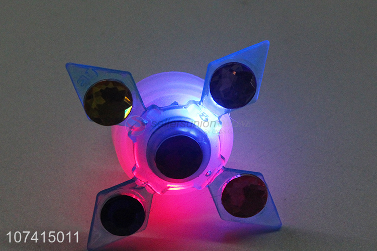 New Product Kids Favor Flashing Led Rotating Ring Gyro Ring Toys