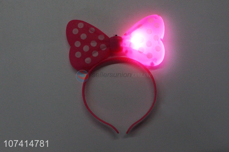 Cheap Price Party Decor Led Light Up Butterfly Shaped Headband