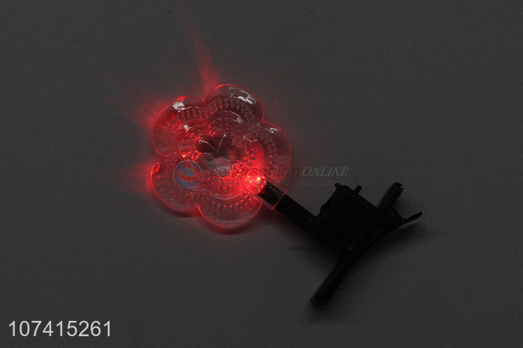 Factory Price Led Glowing Hairpin Flashing Hair Clip Toy For Kids
