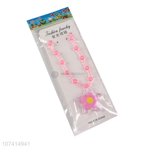 Premium Quality Luminous Flashing Glow Necklace For Kids