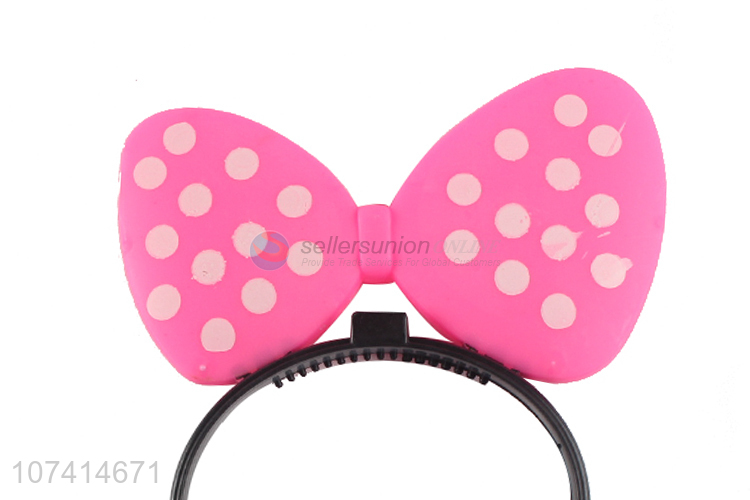 High Quality Bow Hair Band Butterfly Led Flashing Headband