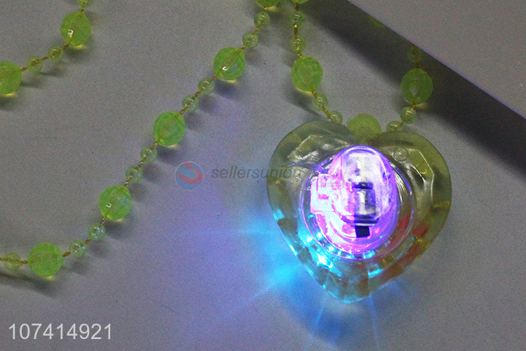 Factory Sell Fashion Speciality Novelty Flashing Glowing Necklace