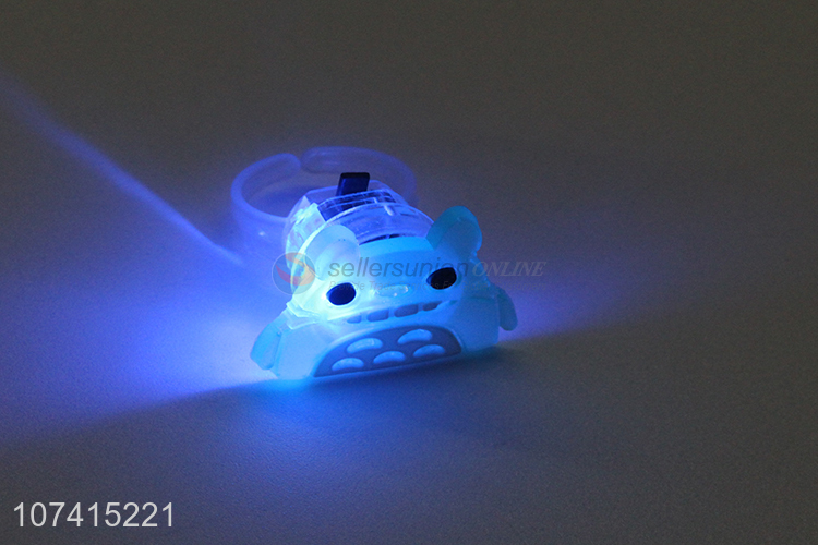 Contracted Design Children Flashing Ring Toy Plastic Flashing Toy