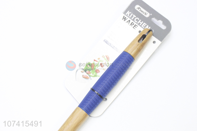 Wholesale Good Quality Kitchenware Silicone Tongue Spoon