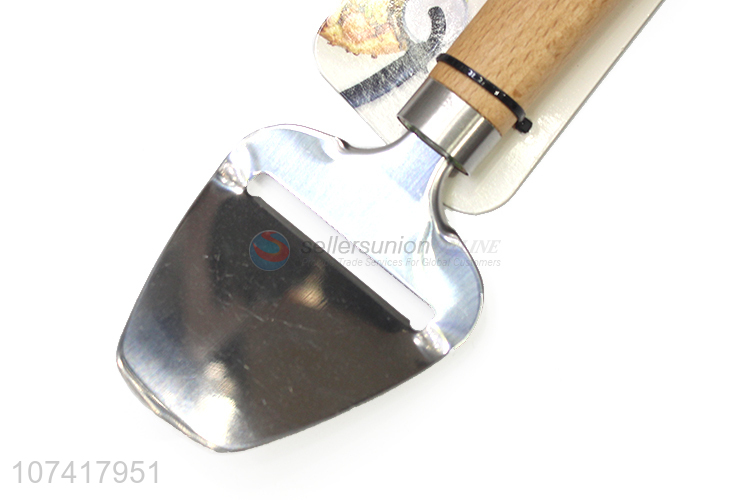 Good Quality Stainless Steel Cheese Shovel With Wooden Handle